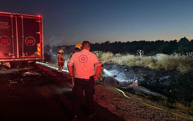 ДТП к югу от Хайфы, 08.10.2025