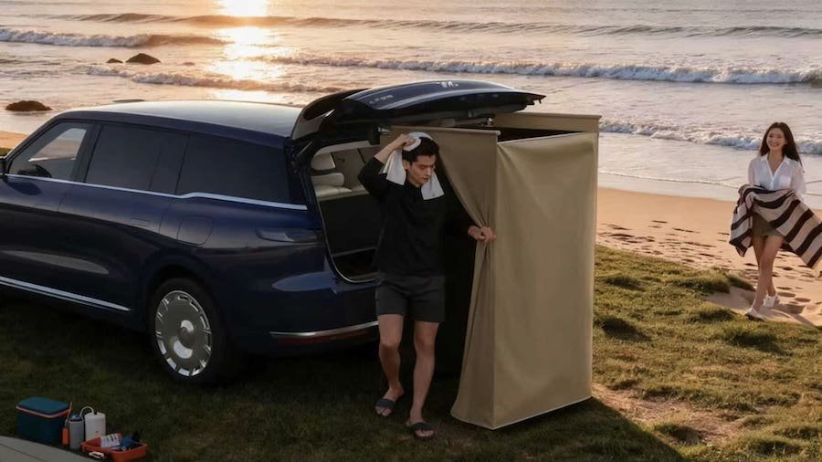 This Luxury SUV Lets You Take Hot Shower Wherever You Like
