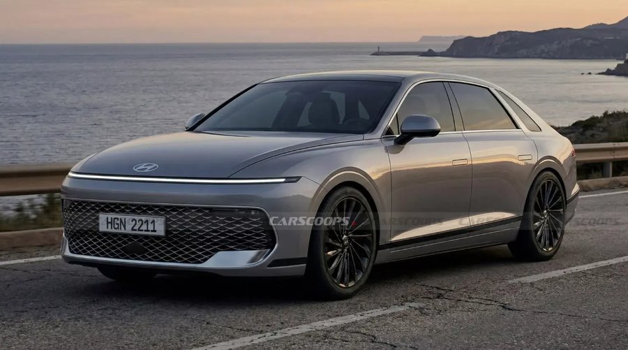 Hyundai готовит обновление для роскошного соперника Toyota Camry