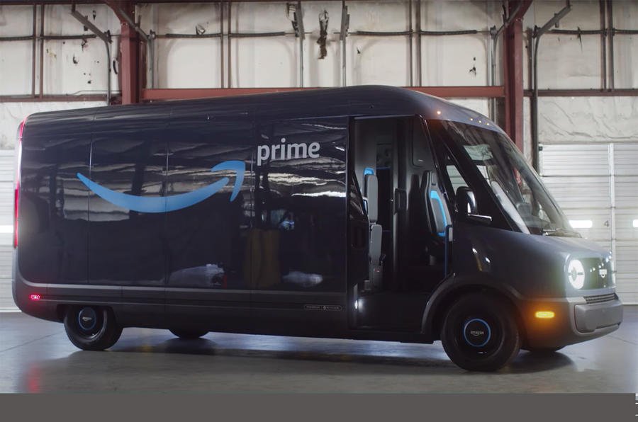 Amazon unveils Rivian-built electric delivery van