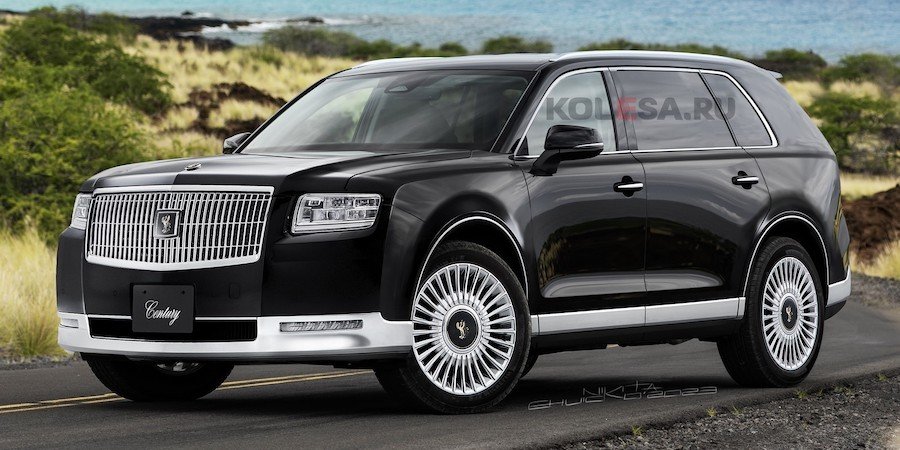 2024 Toyota Century SUV Rendered After Official Teaser Image