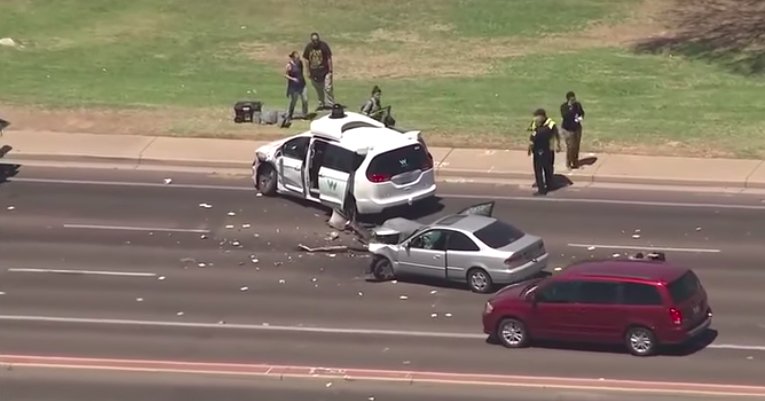 Waymo self-driving van involved in Arizona crash