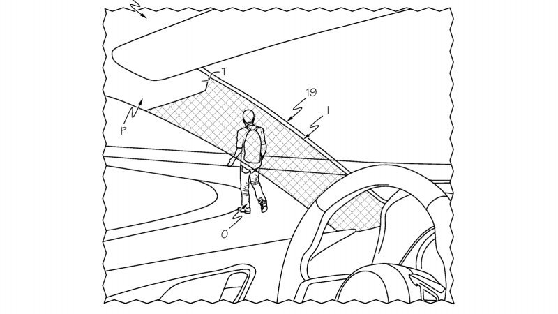 Toyota patents an A-pillar you can see through