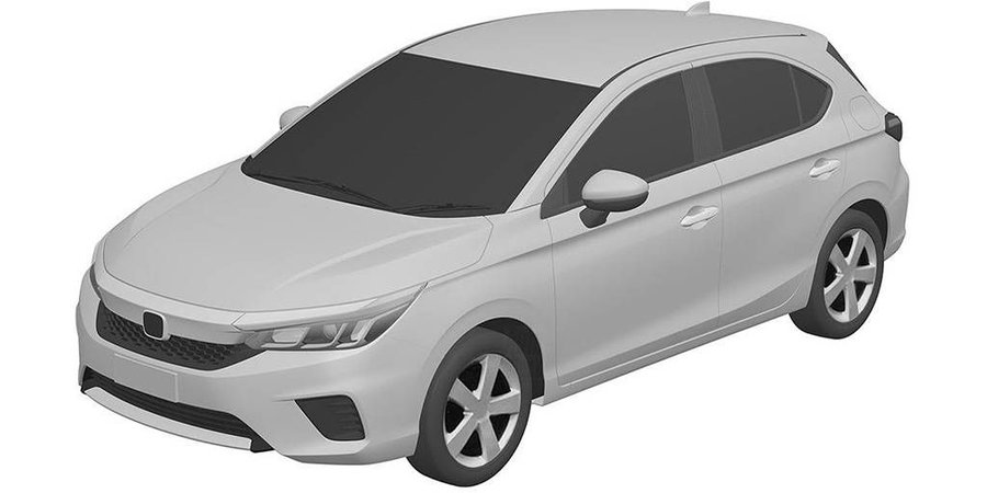 Появились новые патентные изображения Honda City Hatchback