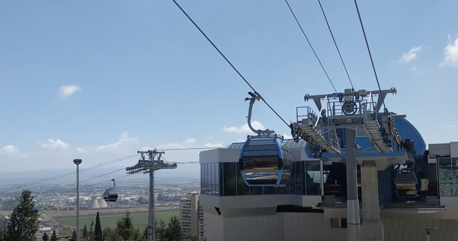 Haifa New Cable Car - Technion Station
