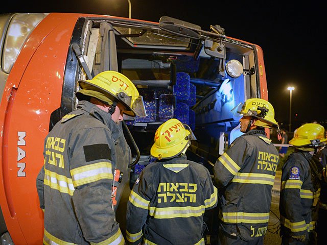 Road accident, Jerusalem, 08.12.2016