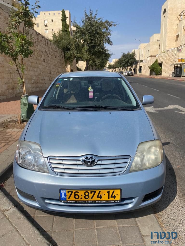 2006' Toyota Corolla טויוטה קורולה photo #1
