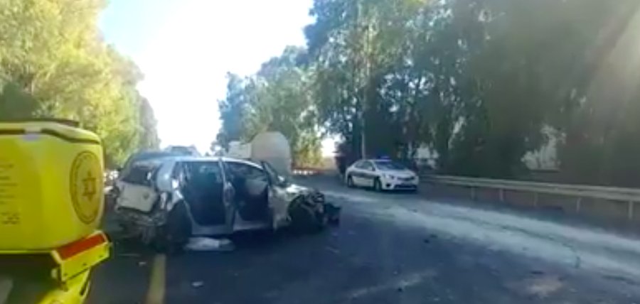 Смертельная авария на перекрестке "Эль-Аль"