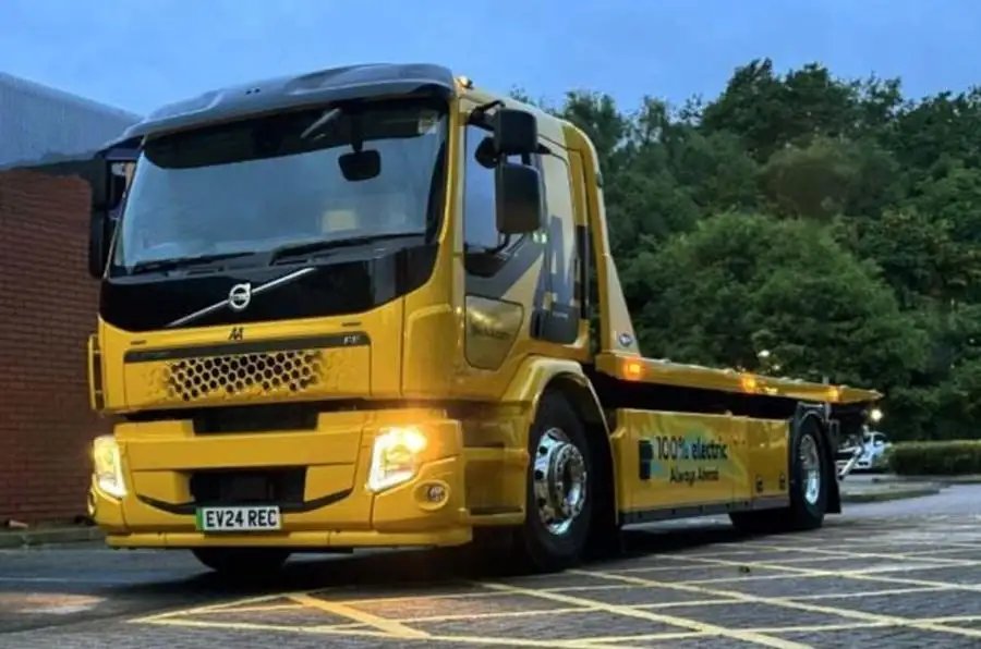 AA is the first firm to deploy electric recovery vehicles in the UK