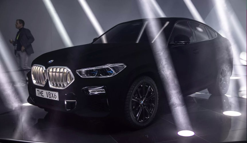 Incluso el 'Vantablack' X6 de BMW es captado por LiDAR