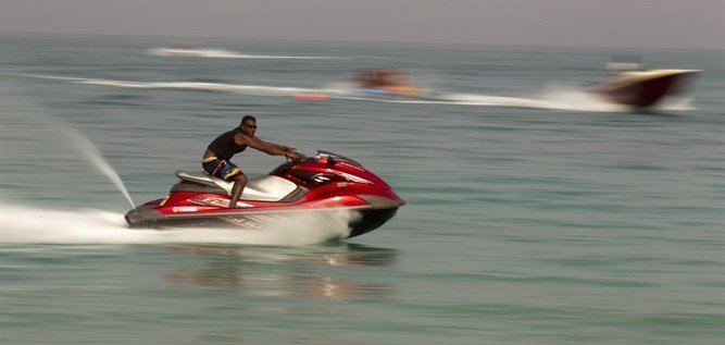 US and Iran train on jet-skis for possible Gulf conflict