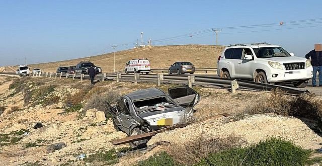 ДТП в Негеве, один пострадавший в тяжелом состоянии