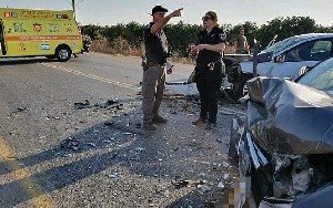 На севере Израиля произошла крупная автомобильная авария