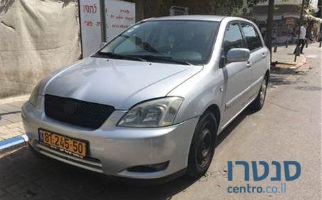2003' Toyota Corolla טויוטה קורולה photo #1