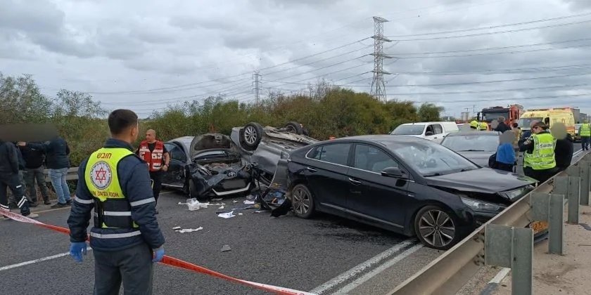 Женщина погибла в аварии возле Маале-Эфраим