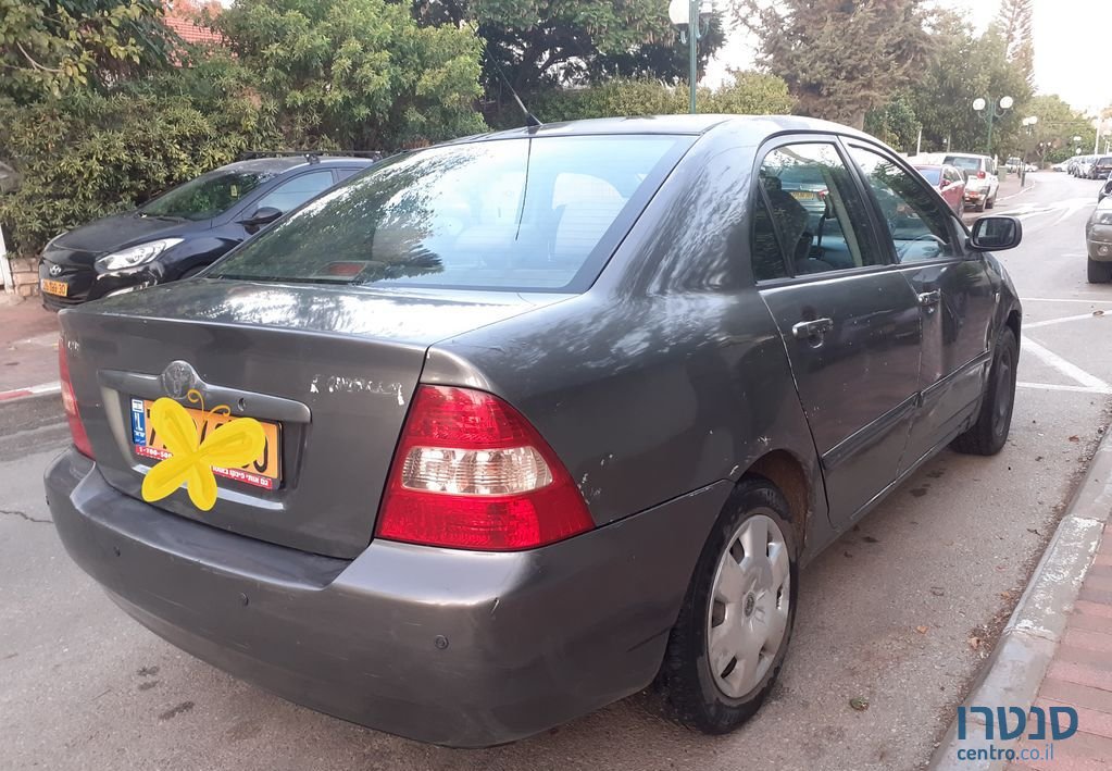 2003' Toyota Corolla טויוטה קורולה photo #2