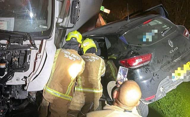 ДТП на севере Израиля, на шоссе 675 недалеко от Нир Яфе 09.01.2026