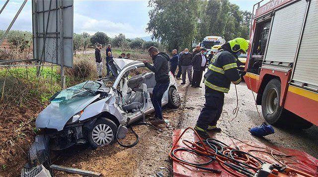 ДТП в Галилее и Самарии: погибла молодая женщина, тяжело травмированы три человека