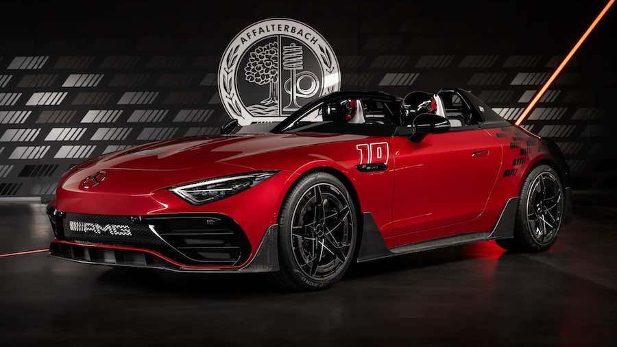 Mercedes-AMG PureSpeed roadster concept is the first Mythos exclusive