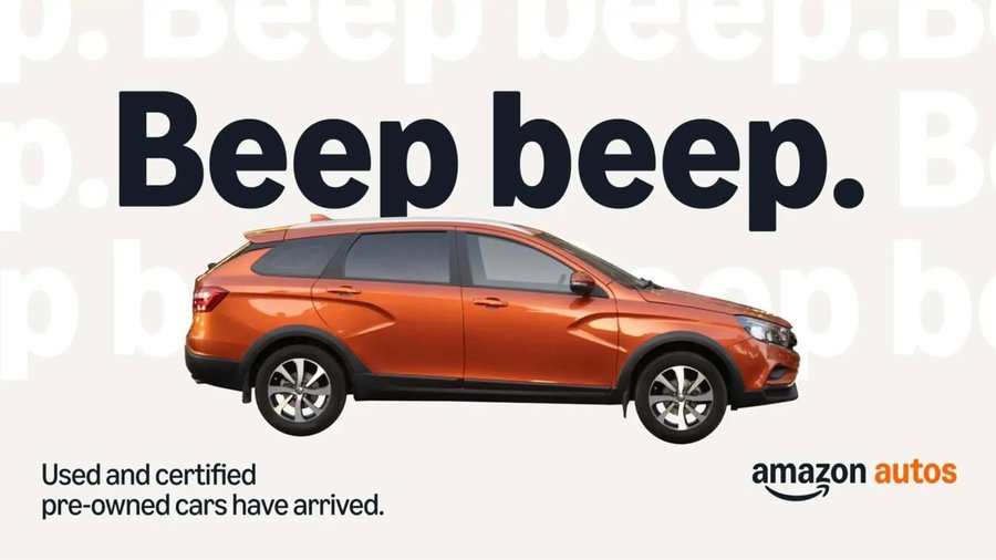 Why Is Amazon Using a Lada to Advertise its Used-Car Listings?