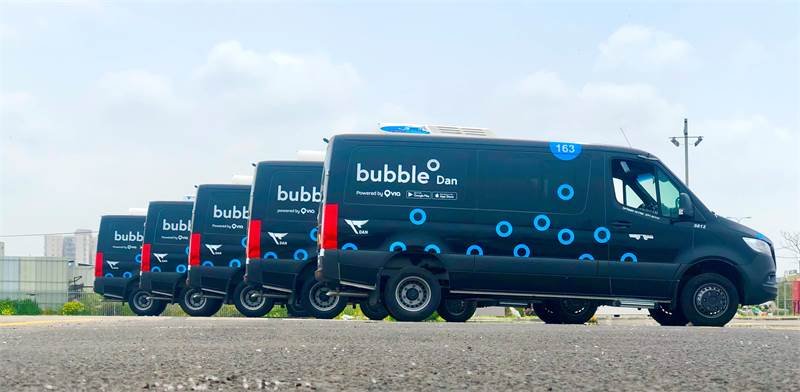 Bubble has only 2000 passengers per day
