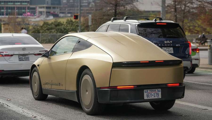 Tesla Cybercab prototype spotted