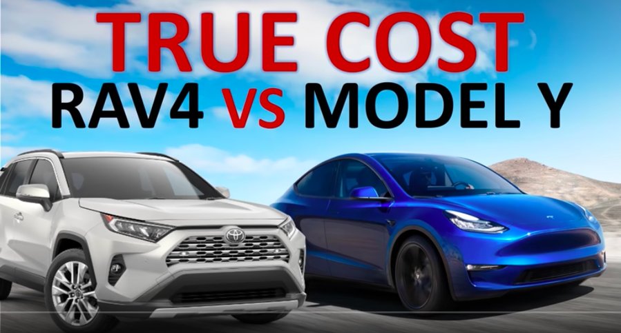 Toyota RAV4 Vs Tesla Model Y: Ownership Costs Compared