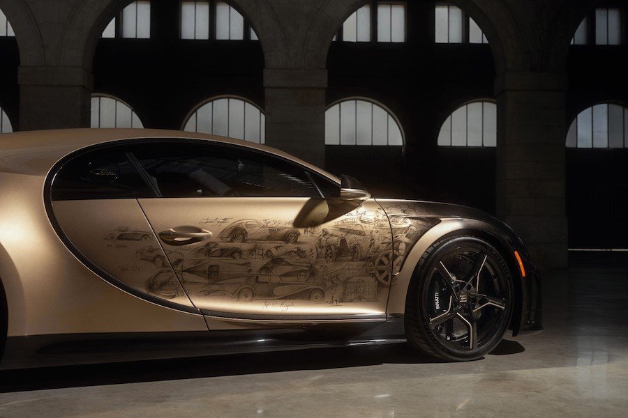 Bugatti Sur Mesure Hits the 'Golden Era' With a Chiron Super Sport in Monterey