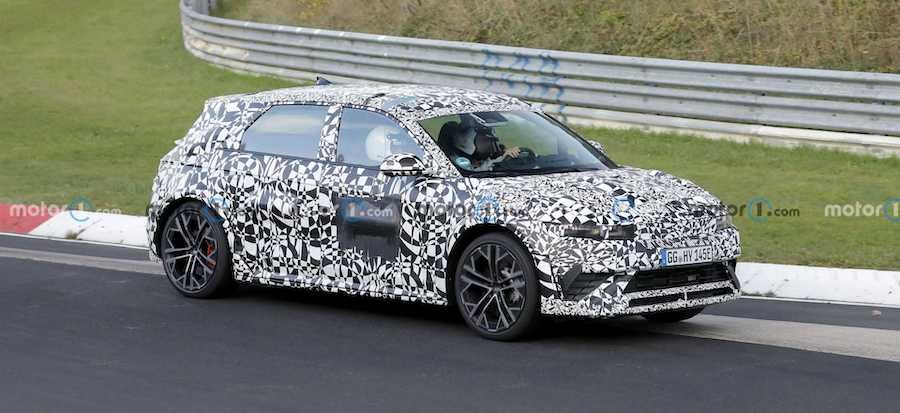 2023 Hyundai Ioniq 5 N Spied With Less Camouflage Around The Nurburgring
