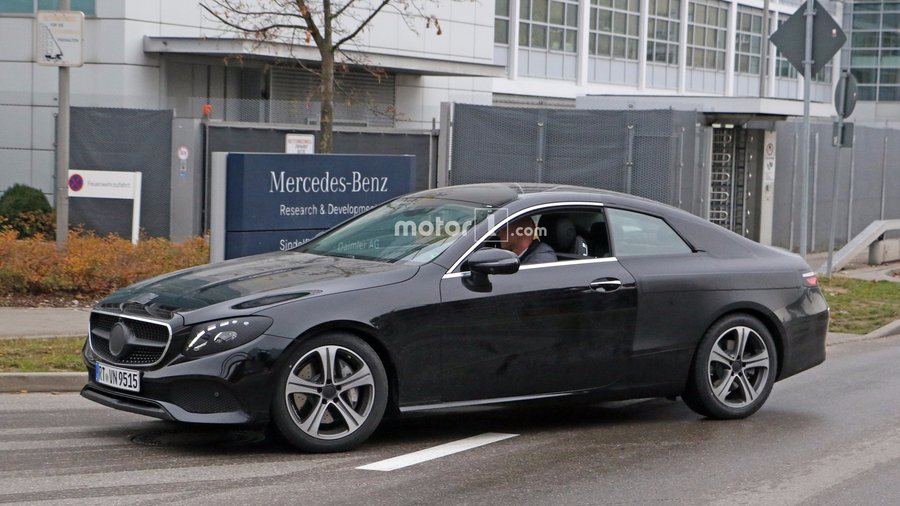 2018 Mercedes E-Class Coupe caught performing final testing