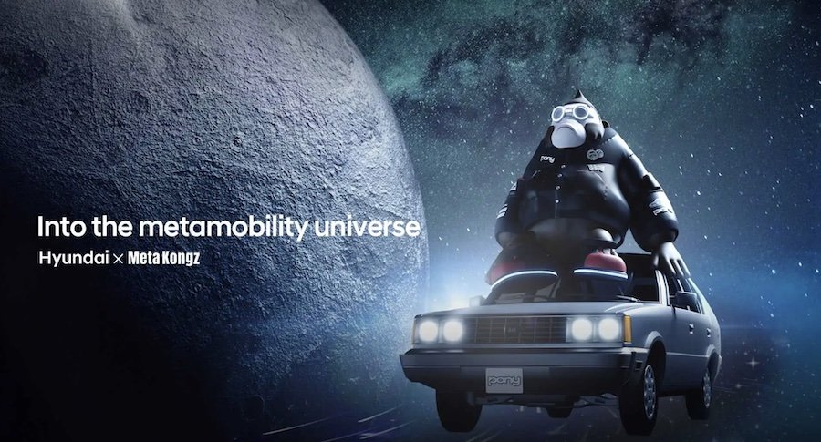 Hyundai's Weird NFT Ad Features A Gorilla Driving An Old Pony In Space