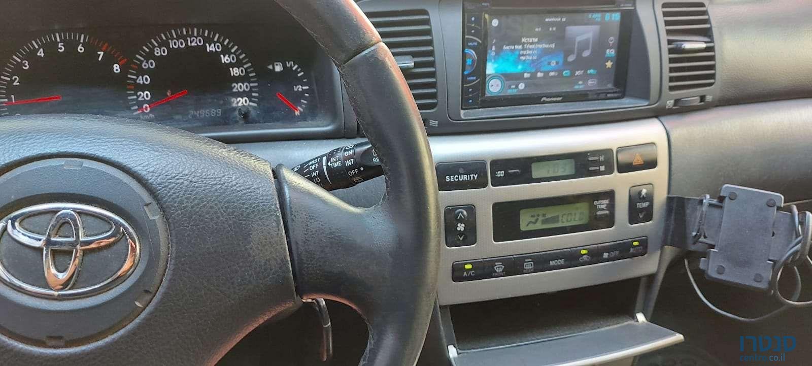 2003' Toyota Corolla טויוטה קורולה photo #1