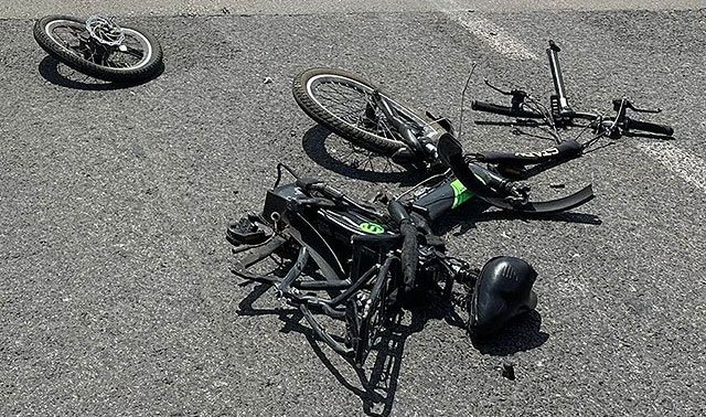 В Герцлии столкнулись электросамокат и электровелосипед