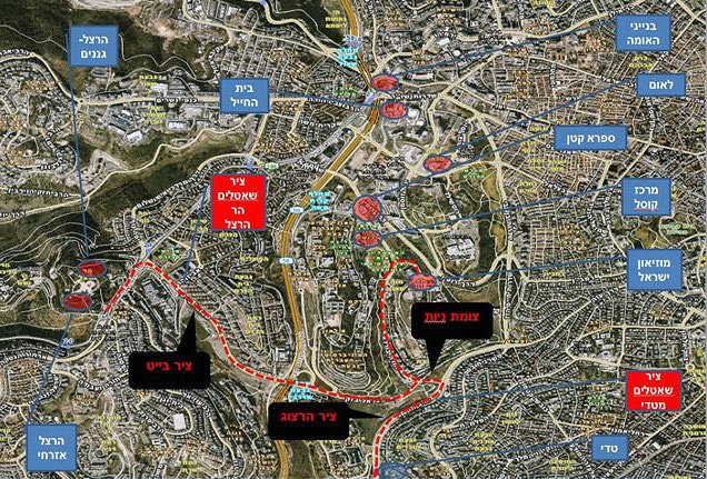 הסדרי התנועה למרתון ירושלים 2017
