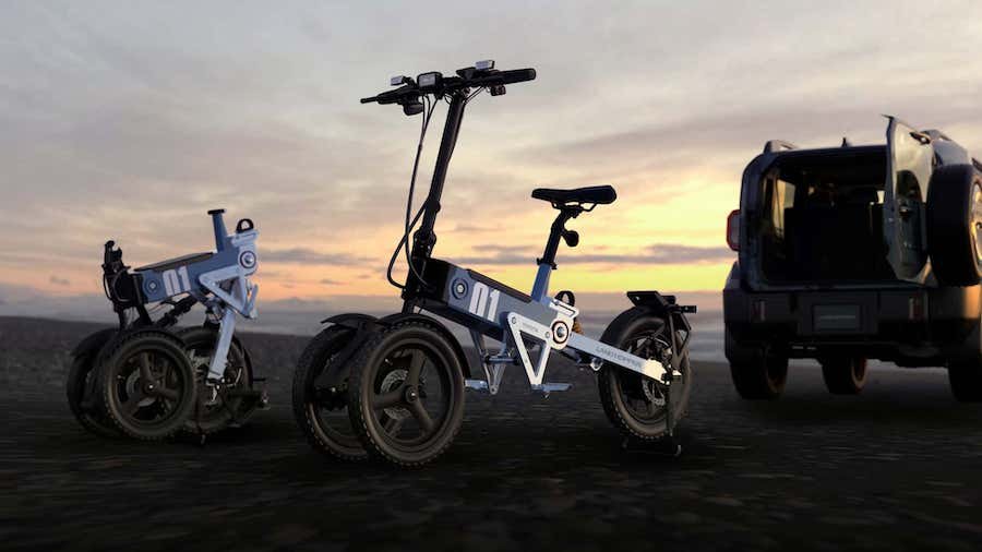 Toyota Built an Off-Road Electric 3-Wheeled Scooter That Fits In Your Car.