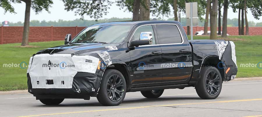 Ram 1500 Facelift Makes Spy Photo Debut, Could Be New Tungsten Trim