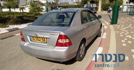 2004' Toyota Corolla טויוטה קורולה photo #2