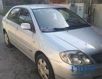 2003' Toyota Corolla טויוטה קורולה photo #1