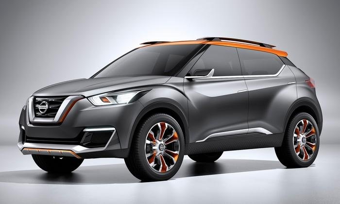 Nissan's latest small crossover -- the Kicks concept -- was shown in 2014 in Sao Paulo.