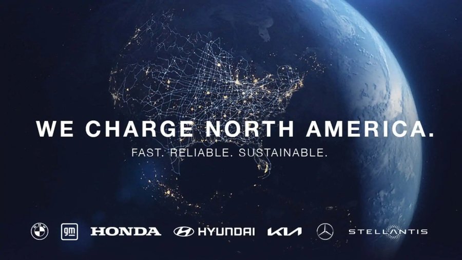 Seven Carmakers To Launch New EV Charging Network In North America