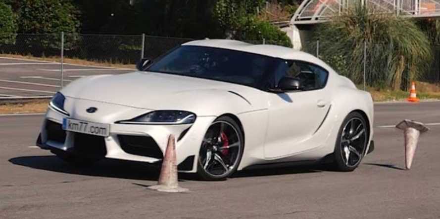 See The New Toyota Supra Undergo The Challenging Moose Test