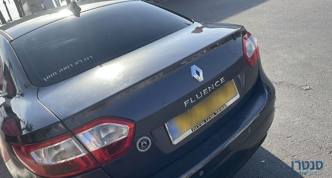 2011' Renault Fluence רנו פלואנס photo #2