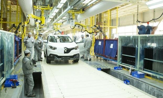 Kadjar production at Renault's new Wuhan plant