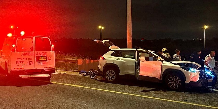 ДТП на шоссе номер 444 в районе города Эльада, 05.05.2025