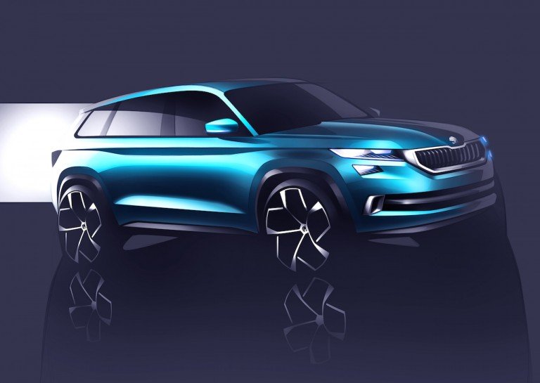 Skoda VisionS SUV Concept Fnnounced; Debuts in Geneva
