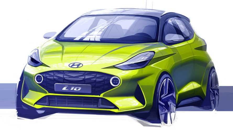 2020 Hyundai i10 Looks Surprisingly Mean In First Official Sketch