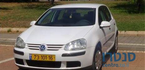 2005' Volkswagen Golf ‏1600 פלוס טרנד' Fsi ‏115כס photo #1