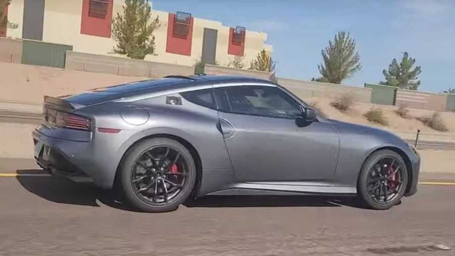 New Nissan Z Spied In Arizona With A Camouflaged Front Fascia
