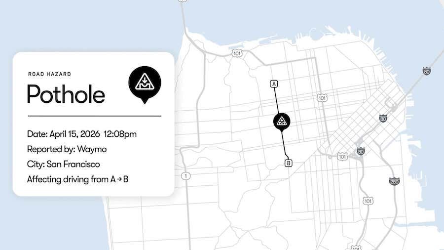 Waymo Teams Up With Waze To Help Cities Fix Potholes Faster