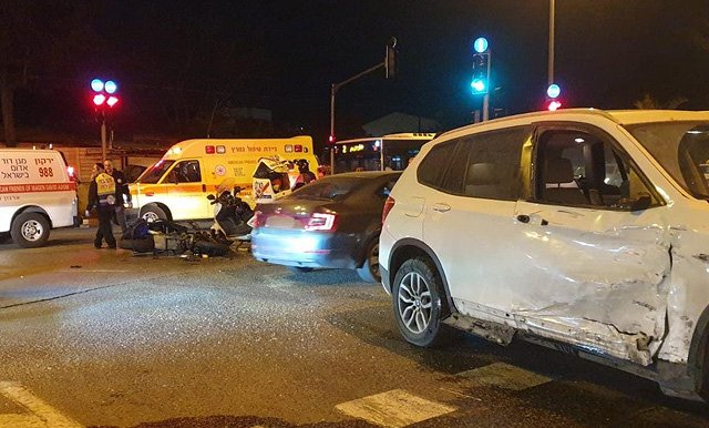 В Тель-Авиве в результате столкновения с автомобилем погиб мотоциклист